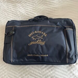 Paul & Shark NEW Yachting Sea Challenge, Navy blue waterproof material bag.